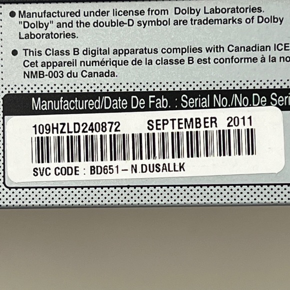 LG BLU-RAY DISC PLAYER BD630 - Picture 14 of 16